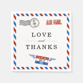 エアメモダンール結婚コレクション スタンダードカクテルナプキン