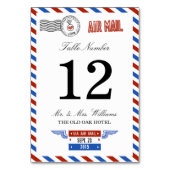 エアメモダンール結婚コレクション テーブルナンバー (裏面)