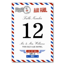 エアメモダンール結婚コレクション テーブルナンバー