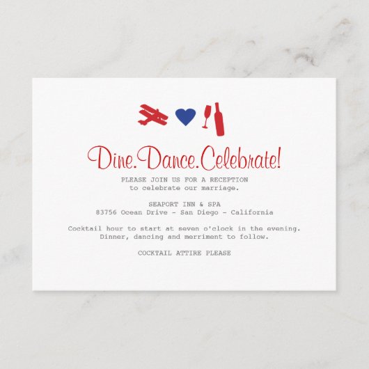 エアメール受付カード エンクロージャーカード (正面)