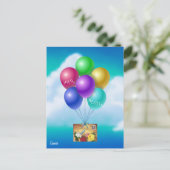 エアメール用接写ヴィンテージ – はがき (スタンド正面)