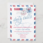 エアメール軍隊ハワイへの移行のお知らせ 招待状 (正面)