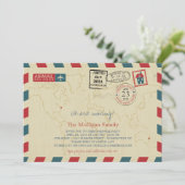 エアメール | さようならパーティー 招待状 (スタンド正面)