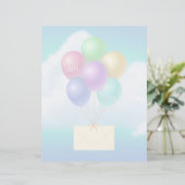 エアメール – 8.5インチx 11インチひな形シート (スタンド正面)