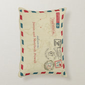 エアメ結婚イル旅行テーマ アクセントクッション (正面(垂直))