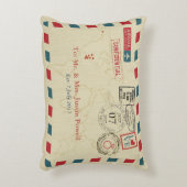 エアメ結婚イル旅行テーマ アクセントクッション (正面(垂直))