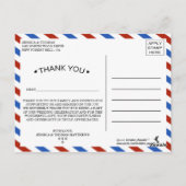 『エアモダンメール結婚のコレクション』 ポストカード (裏面)