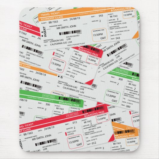 エアライナーチケット マウスパッド (正面)