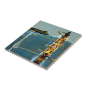 エアラインの統一されたハワイへの旅行ポスター タイル (側面)