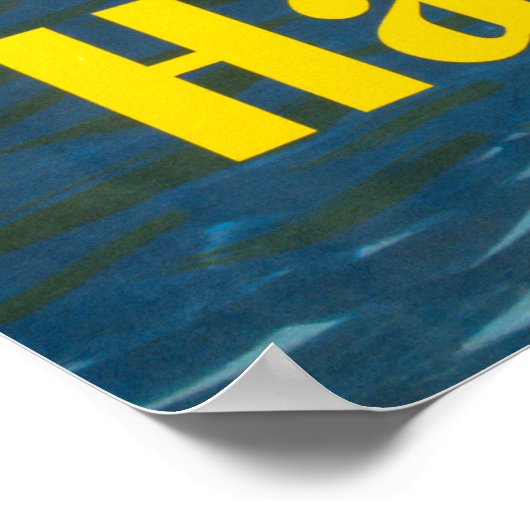 エアラインの統一されたハワイへの旅行ポスター ポスター (角)