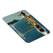 エアラインの統一されたハワイへの旅行ポスター マグネット (右側)