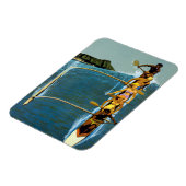 エアラインの統一されたハワイへの旅行ポスター マグネット (左側)