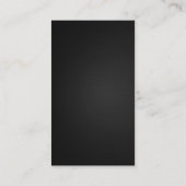 エアラインパイロット- Steel Metal Look 名刺 (裏面)