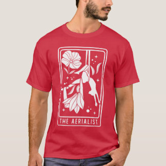 エアリアルサーカス フラワー アクロバット ダンサー シルク Tシャツ
