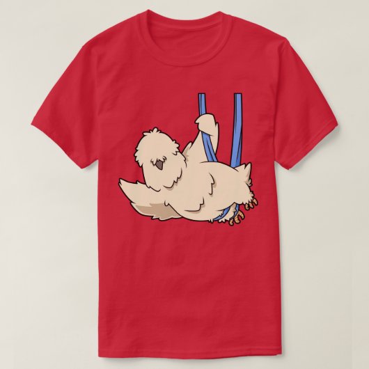 エアリアルシルクシルキーチキン Tシャツ (デザイン正面)