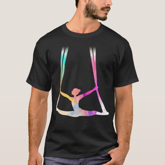 エアリアルシルクスサーカスヨガ Tシャツ (正面)