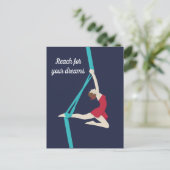 エアリアルシルク – クリムゾン ポストカード (スタンド正面)