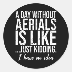 エアリアルスおもしろいポーツギフトアイディア ラウンドシール