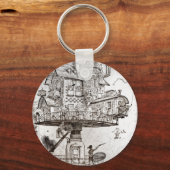 エアリアルハウスメゾントゥールナンテ キーホルダー (正面)