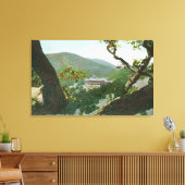 エアリアルビューオブウィターメディカル春 キャンバスプリント (インサイチュ (リビング))