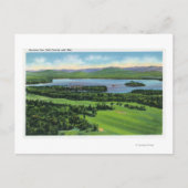 エアリアルビューオブサラナックインゴルフコース& ポストカード (正面)