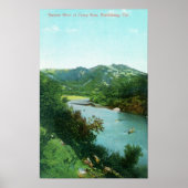 エアリアルビューオブリバーロシアのアットキャンプバラ ポスター (正面)