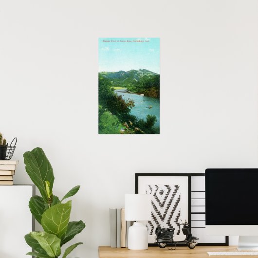 エアリアルビューオブリバーロシアのアットキャンプバラ ポスター (ホームオフィス)