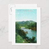 エアリアルビューオブリバーロシアのアットキャンプバラ ポストカード (正面/裏面)