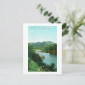 エアリアルビューオブリバーロシアのアットキャンプバラ ポストカード (スタンド正面)