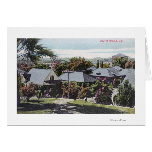 エアリアルビューオブレジデンスセクションオロビル、カリフォルニア (正面横)