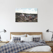 エアリアルビューオブ紙ミルズ キャンバスプリント (インサイチュ (寝室))