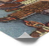 エアリアルビューサバンナGAレトロ ポスター (角)