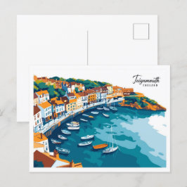 エアリアルビューティーンマスイングランドトラベル ポストカード