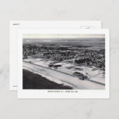 エアリアルビュービーチヘブンNJヴィンテージ ポストカード (正面/裏面)