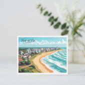 エアリアルビュープンタデルエステウルグアイ旅行 ポストカード (スタンド正面)