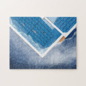 エアリアルビューボンディアイセバーグズプールシドニーオーストラリア ジグソーパズル (横)