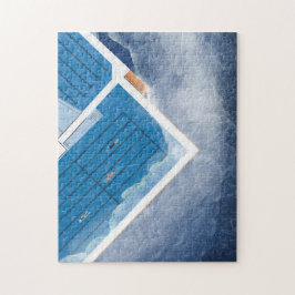 エアリアルビューボンディアイセバーグズプールシドニーオーストラリア ジグソーパズル