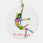 エアリアルフィットネスヨガサンダーコーブ セラミックオーナメント (正面)