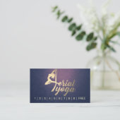 エアリアルヨガ瞑想インストラクター ロイヤルティーパンチ ロイヤリティカード (スタンド正面)