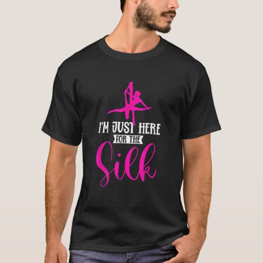 エアリアルヨガ エアリアルシルク 空中芸術家 Tシャツ (正面)