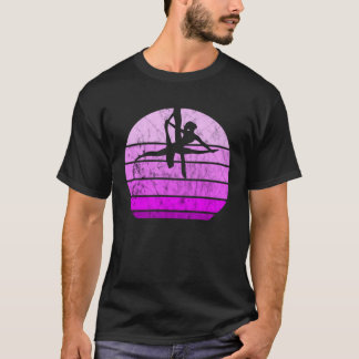 エアリアルヨガ ハンギング トラペーズ 空中サーカス ヴィンテージ Tシャツ