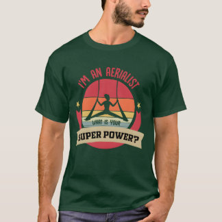 エアリアル ダンス 空中ダンス エアリアルスポーツ 空中アクティビティ Tシャツ