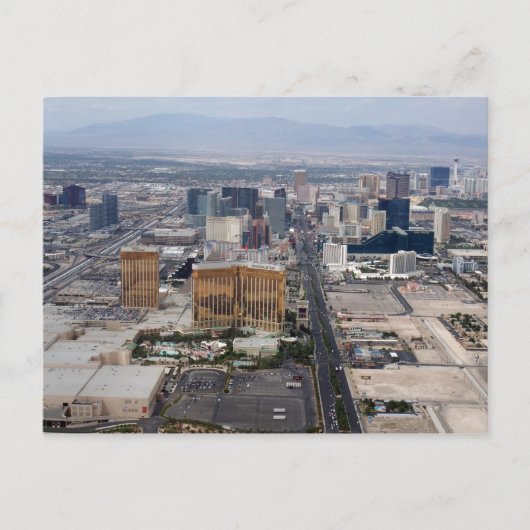 エアリアル ラスベガス ストリップ 2009 フォト ポストカード (正面)