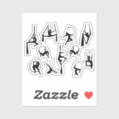 エアリストエアリアルシルクスリラシルエット シール (シート)