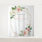 エアリーなブッシュ ブライズシャワー バックドロップ フォトブース タペストリー (正面)