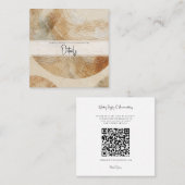 エアリーニュートラルエレメンツボヘミアンボホ詳細 スクエア名刺 (正面/裏面)