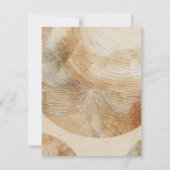 エアリーニュートラルエレメントボヘミアンボホRSVP 招待状 (裏面)