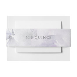 エアリーパープルフローラミンス 招待状ベリーバンド