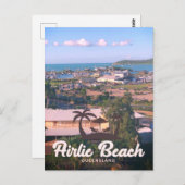エアリービーチヴィンテージ効果 ポストカード (正面/裏面)