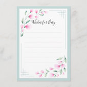 エアリーピンクグリーンミントウォーター色ウィッシュアドバイスカード アドバイスカード (正面)